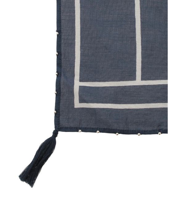 Ungrid「ビーズコンビ大判スカーフ」|バンダナ・スカーフ|