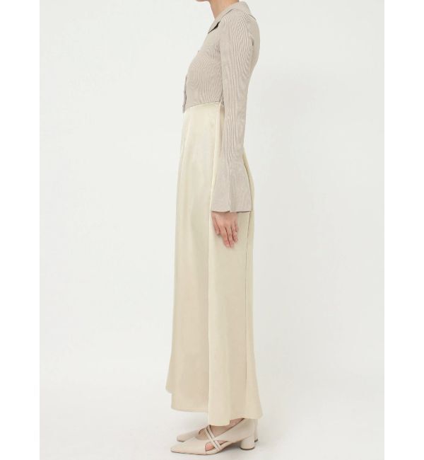 LAGUNAMOON「カラーニットドッキングナローワンピース」|ワンピース|