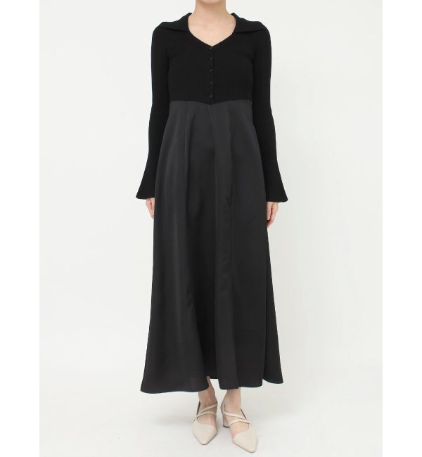 LAGUNAMOON「カラーニットドッキングナローワンピース」|ワンピース|