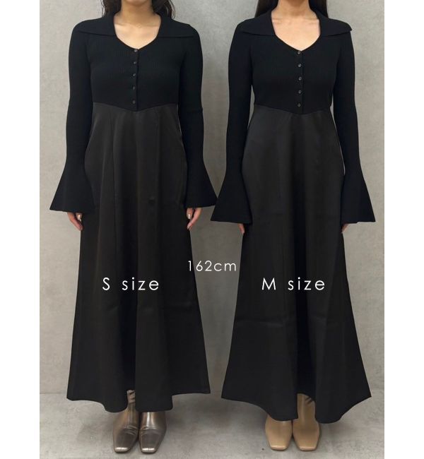 LAGUNAMOON「カラーニットドッキングナローワンピース」|ワンピース|