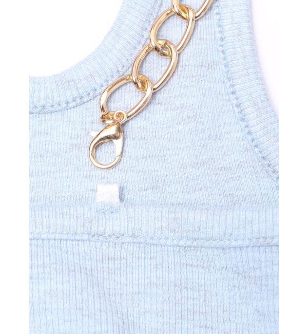 EVRIS「ダブルチェーンワンショルトップス」|キャミソール|