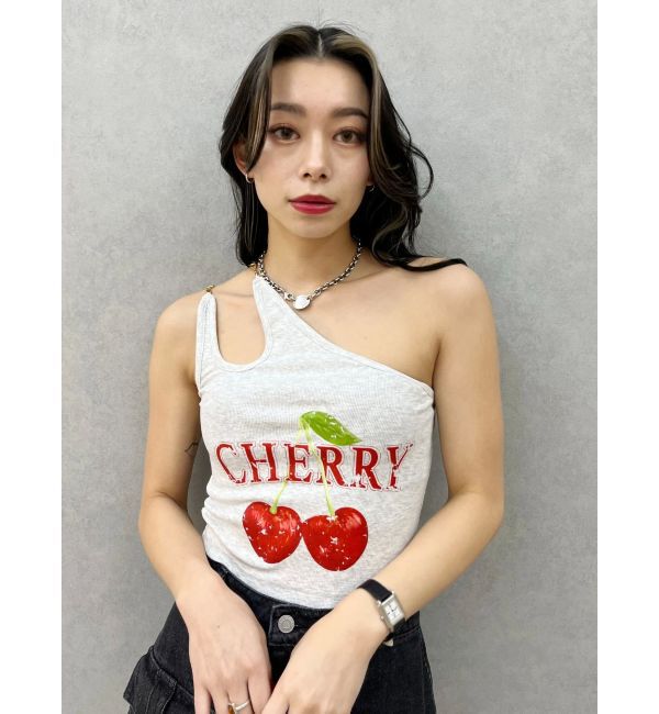 EVRIS「ダブルチェーンワンショルトップス」|キャミソール|