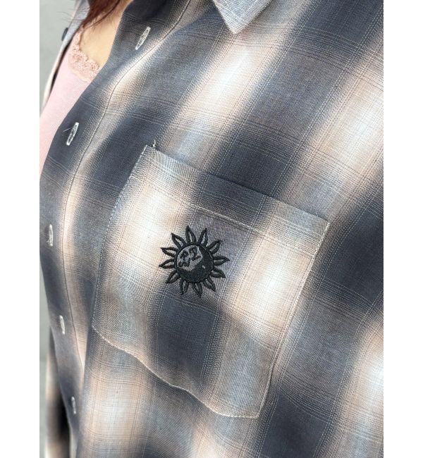 EVRIS「SUNNYチェックオーバーサイズシャツ」|シャツ・ブラウス|