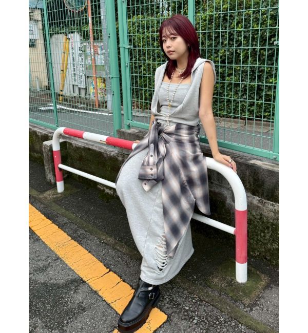 EVRIS「SUNNYチェックオーバーサイズシャツ」|シャツ・ブラウス|