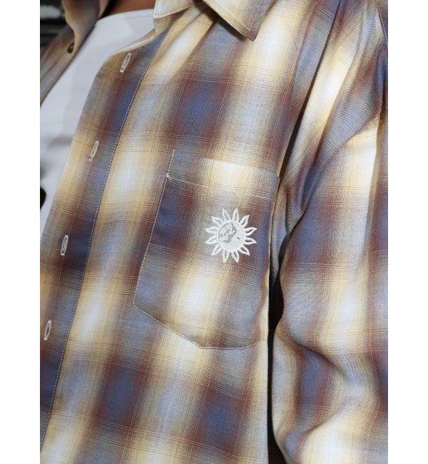 EVRIS「SUNNYチェックオーバーサイズシャツ」|シャツ・ブラウス|