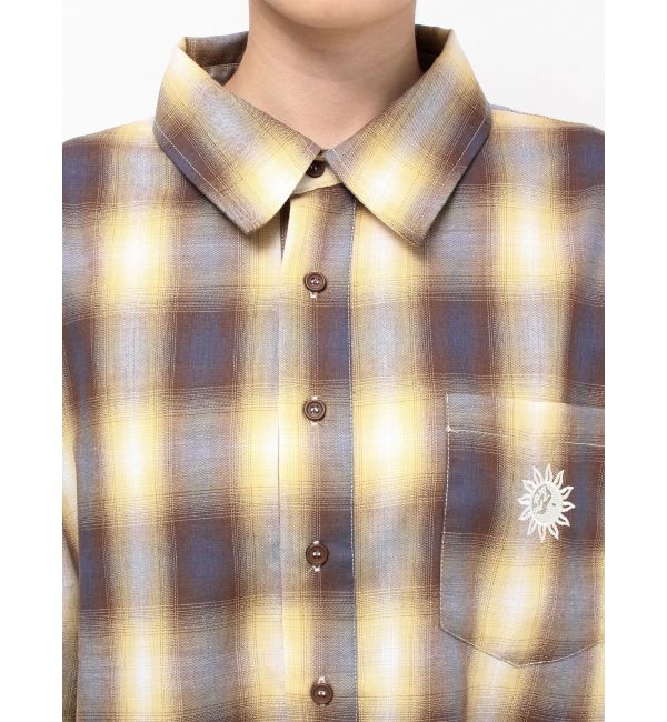 EVRIS「SUNNYチェックオーバーサイズシャツ」|シャツ・ブラウス|