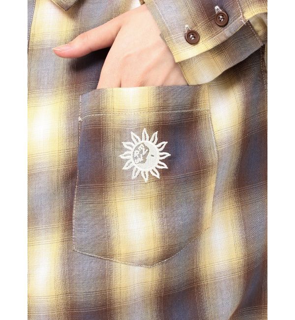 EVRIS「SUNNYチェックオーバーサイズシャツ」|シャツ・ブラウス|