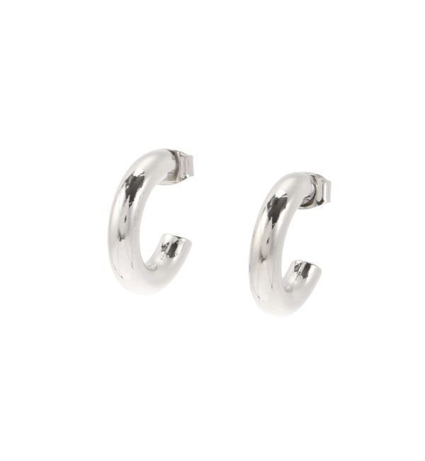 EVRIS「HAFU HOOPピアス」|ピアス|シルバー