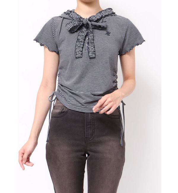 jouetie「フリルカットフーディー」|パーカー|