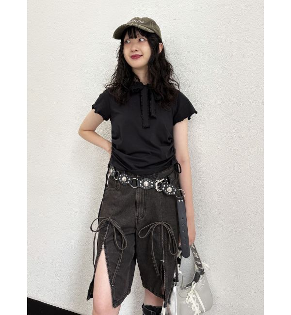 jouetie「フリルカットフーディー」|パーカー|