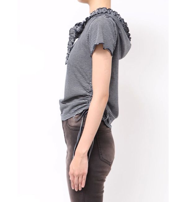 jouetie「フリルカットフーディー」|パーカー|