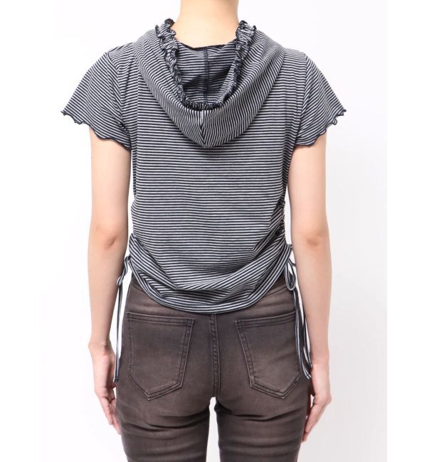 jouetie「フリルカットフーディー」|パーカー|