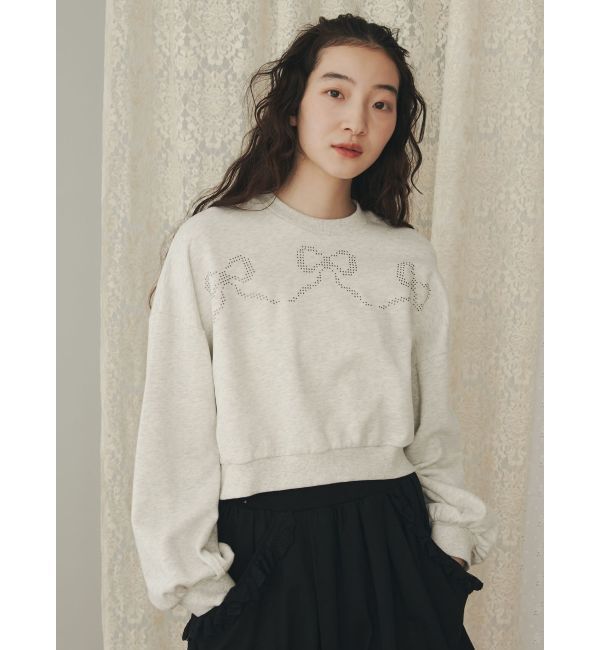merry jenny「ribbonホットフィックススウェット」|Tシャツ・カットソー|