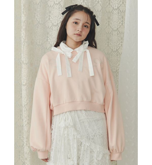 merry jenny「ribbonホットフィックススウェット」|Tシャツ・カットソー|