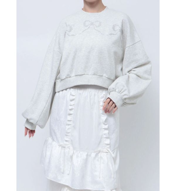 merry jenny「ribbonホットフィックススウェット」|Tシャツ・カットソー|