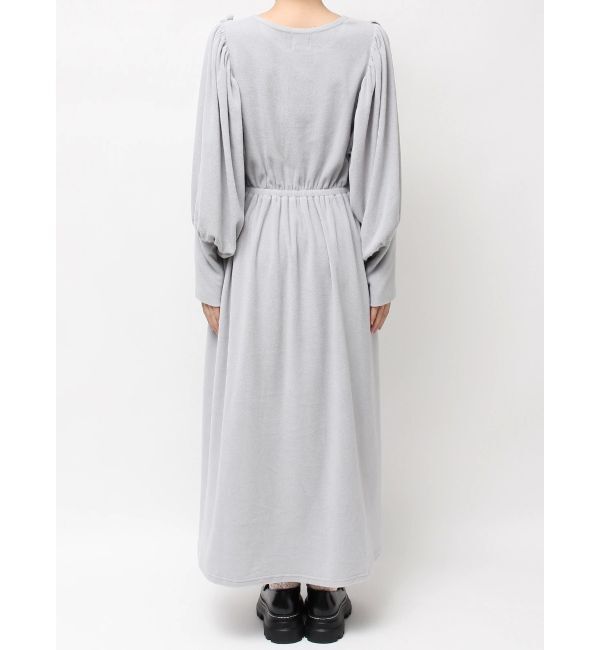merry jenny「ギャザーギャザーフリースワンピース」|ワンピース|