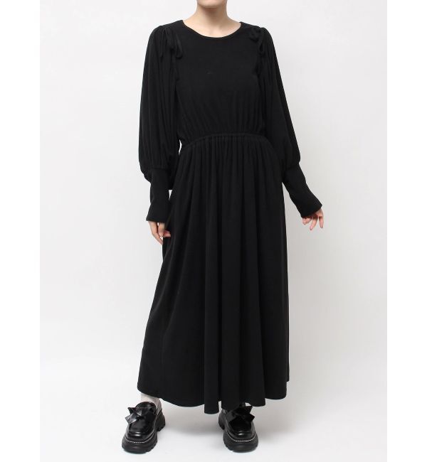 merry jenny「ギャザーギャザーフリースワンピース」|ワンピース|