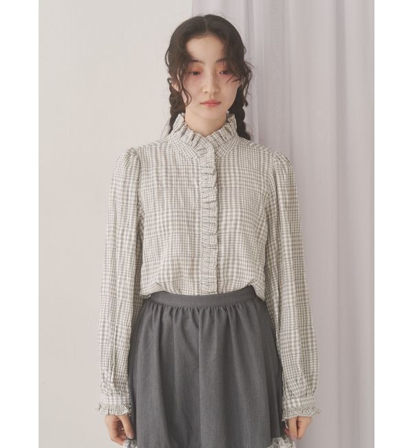 merry jenny「frill neckブラウス」|シャツ・ブラウス|