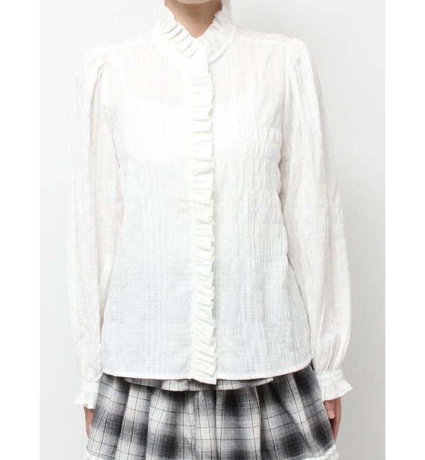 merry jenny「frill neckブラウス」|シャツ・ブラウス|