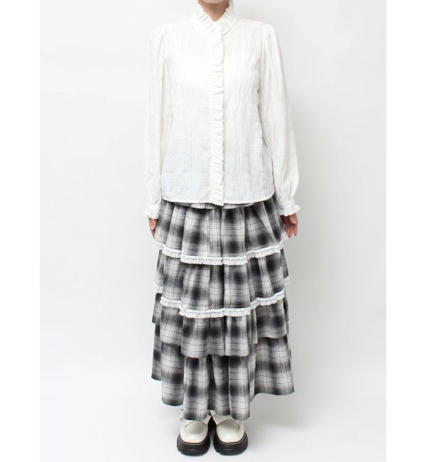 merry jenny「frill neckブラウス」|シャツ・ブラウス|