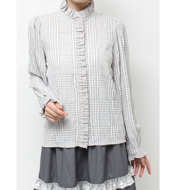 merry jenny「frill neckブラウス」|シャツ・ブラウス|