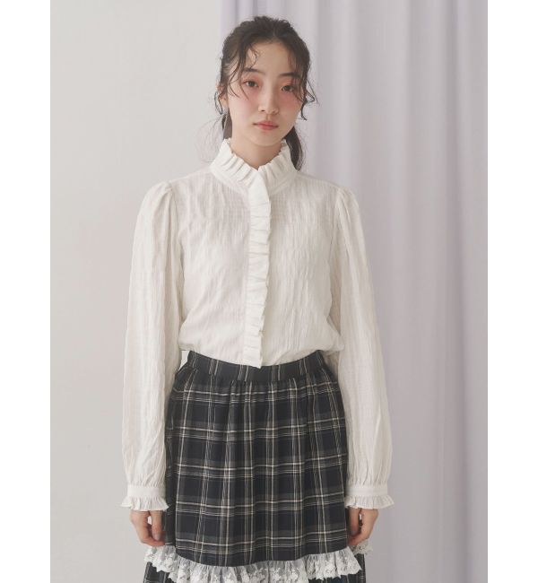 merry jenny「frill neckブラウス」|シャツ・ブラウス|