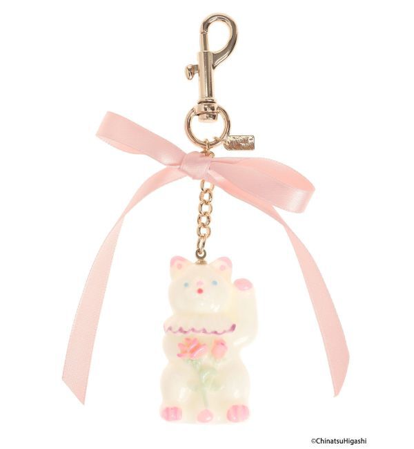merry jenny「New Wave Sugar cat ribbon charm」|チャーム・キーホルダー|