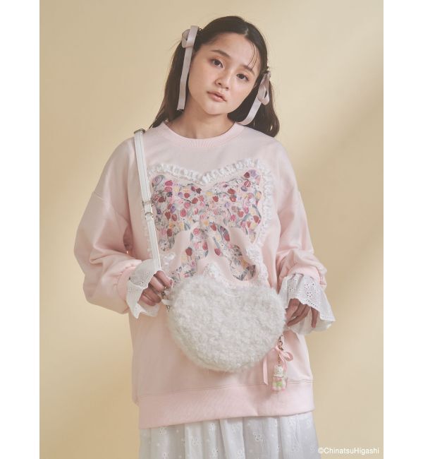 merry jenny「New Wave Sugar cat ribbon charm」|チャーム・キーホルダー|