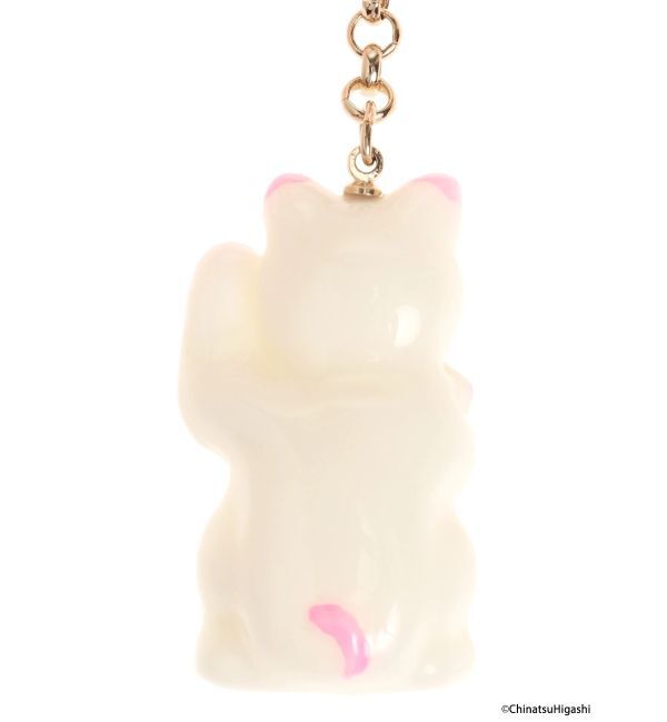 merry jenny「New Wave Sugar cat ribbon charm」|チャーム・キーホルダー|
