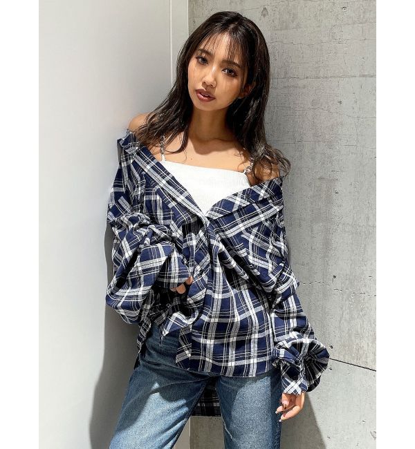 GYDA「BIG checkシャツ」|シャツ・ブラウス|