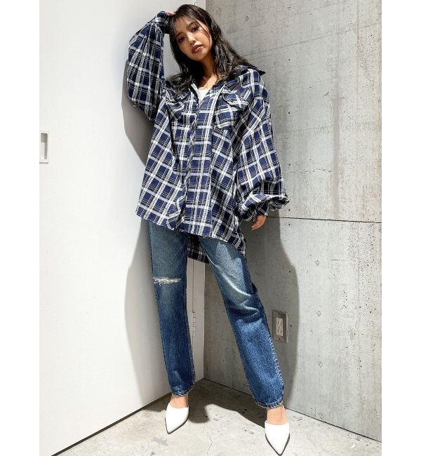 GYDA「BIG checkシャツ」|シャツ・ブラウス|