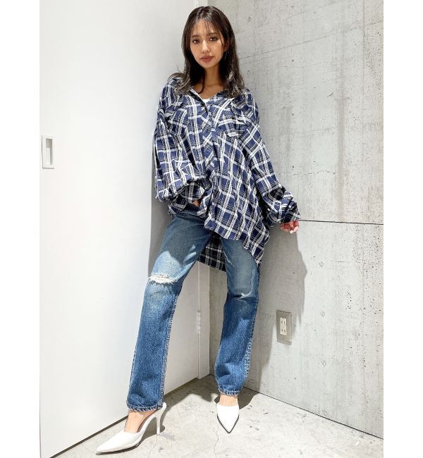 GYDA「BIG checkシャツ」|シャツ・ブラウス|