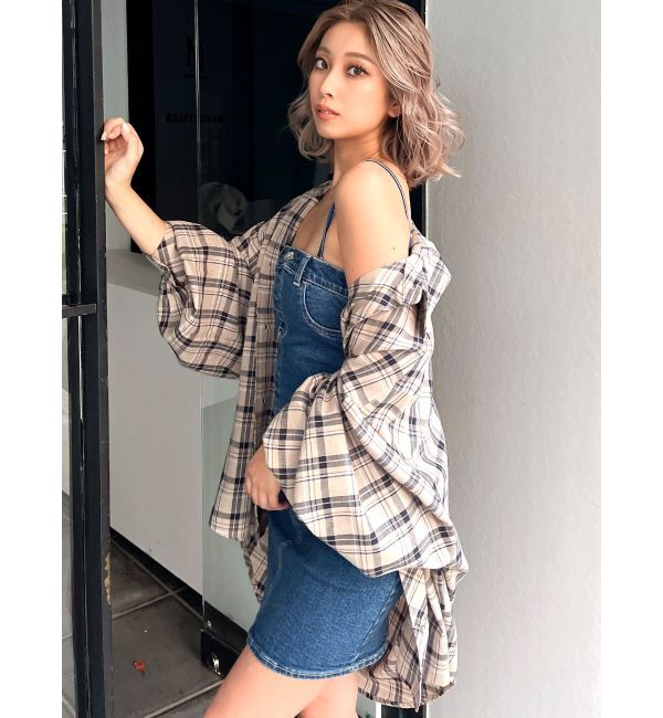 GYDA「BIG checkシャツ」|シャツ・ブラウス|