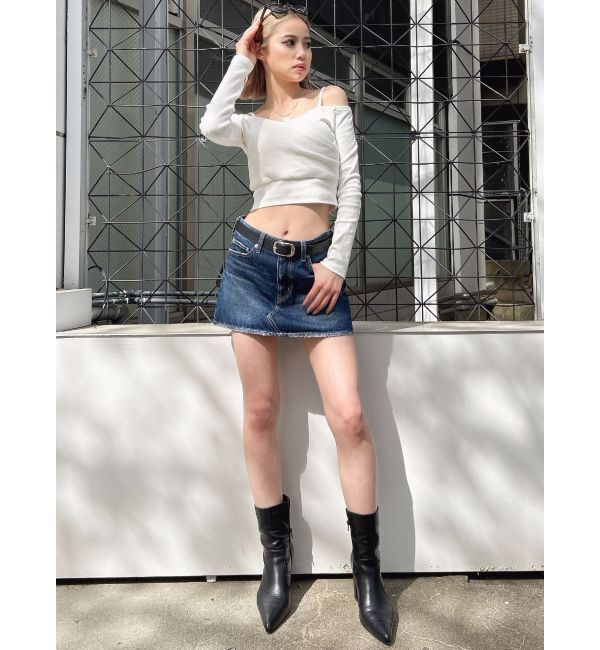 GYDA「カシュクールデザインオフショルトップス」|Tシャツ・カットソー|