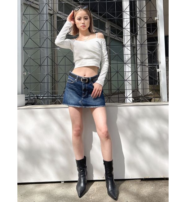 GYDA「カシュクールデザインオフショルトップス」|Tシャツ・カットソー|