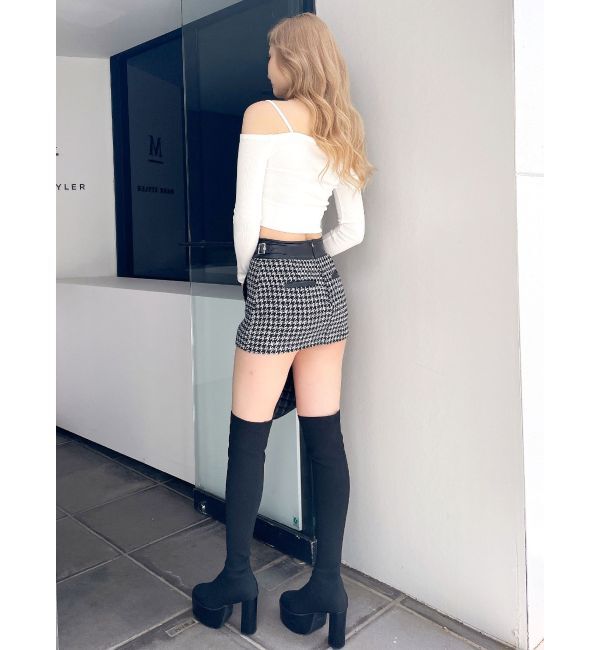 GYDA「カシュクールデザインオフショルトップス」|Tシャツ・カットソー|