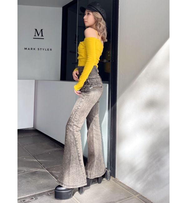 GYDA「カシュクールデザインオフショルトップス」|Tシャツ・カットソー|