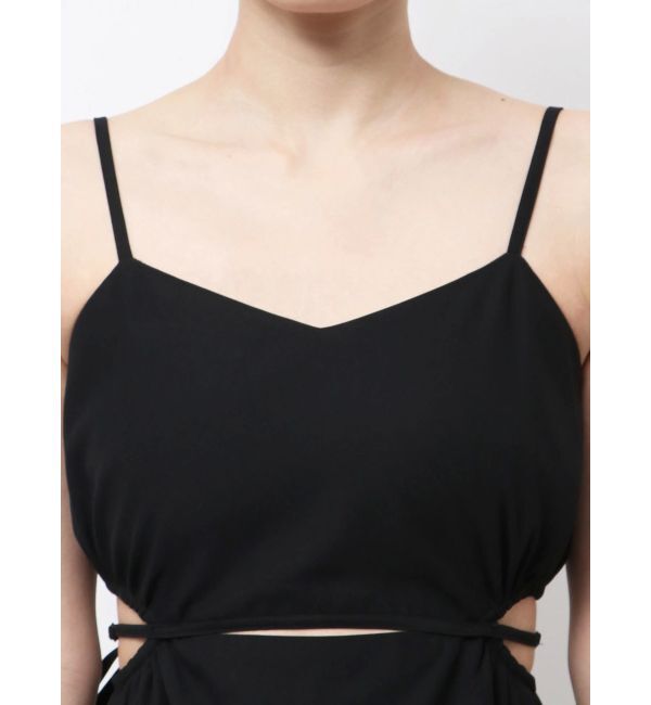 GYDA「SIDE OPEN BACK RIBBON LONGワンピース」|ワンピース|