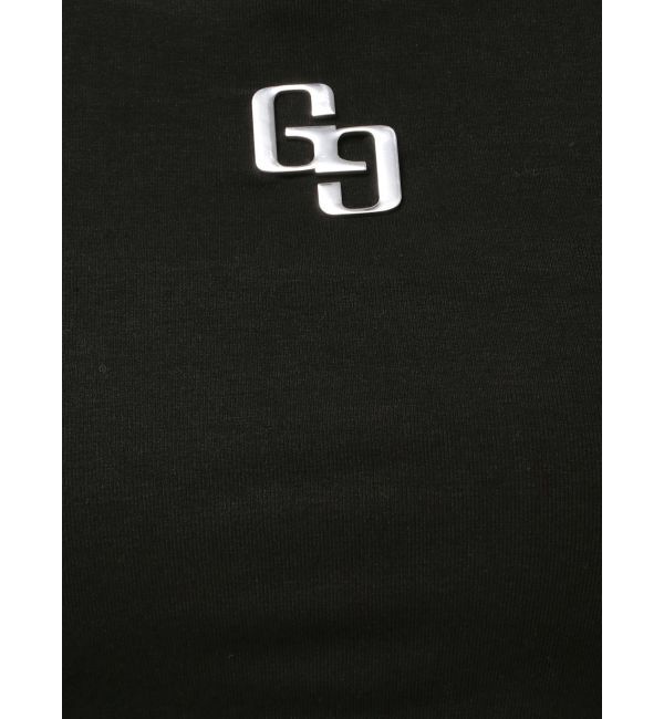 GYDA「GGフードショルダーオープンデザインショートトップス」|Tシャツ・カットソー|
