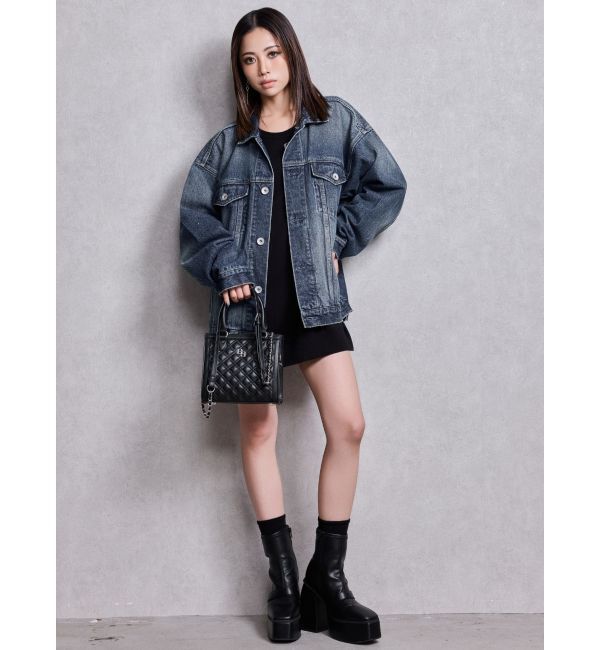 GYDA「GD bijou 2WAYチャンキーショートブーツ」|ショートブーツ|