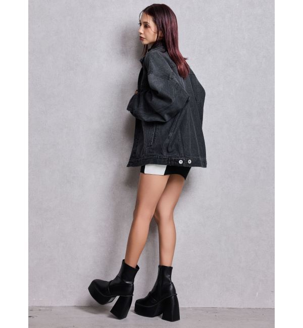 GYDA「GD bijou 2WAYチャンキーショートブーツ」|ショートブーツ|