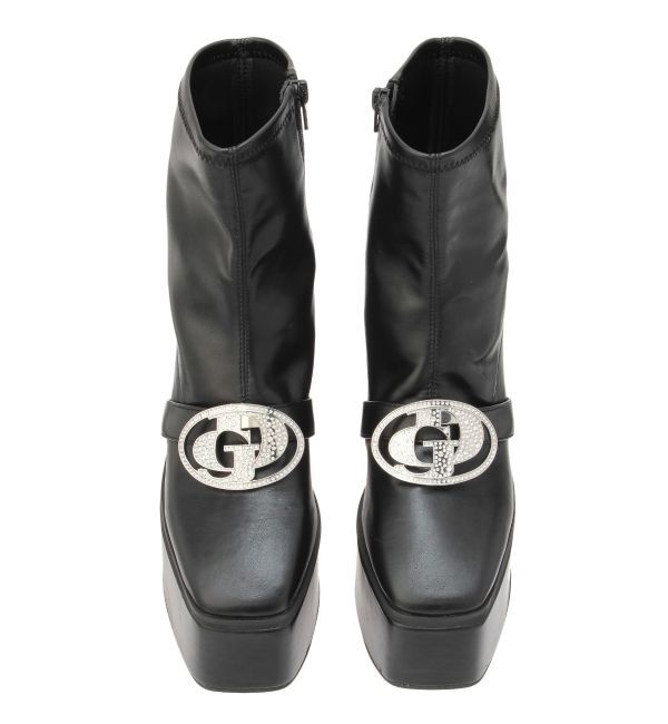 GYDA「GD bijou 2WAYチャンキーショートブーツ」|ショートブーツ|