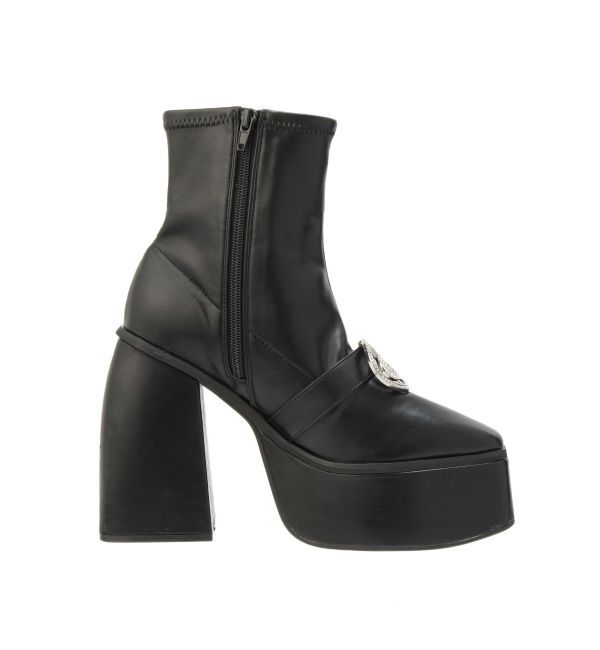 GYDA「GD bijou 2WAYチャンキーショートブーツ」|ショートブーツ|