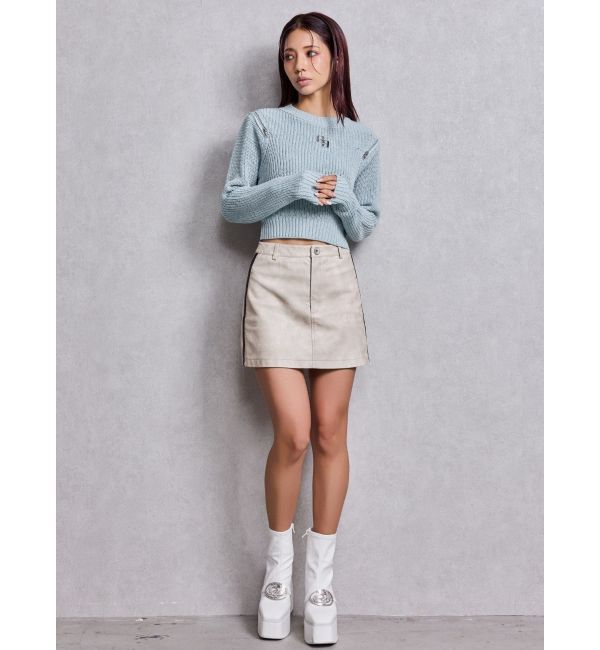 GYDA「GD bijou 2WAYチャンキーショートブーツ」|ショートブーツ|