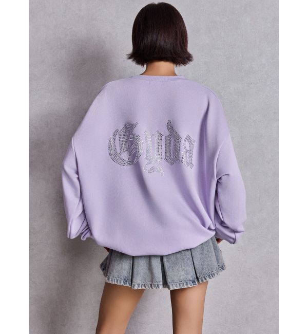 GYDA「GG BACK bijou プルオーバー」|スウェット・ジャージ|