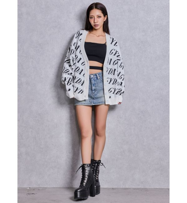 GYDA「shiny lace upタンクソールショートブーツ」|ショートブーツ|