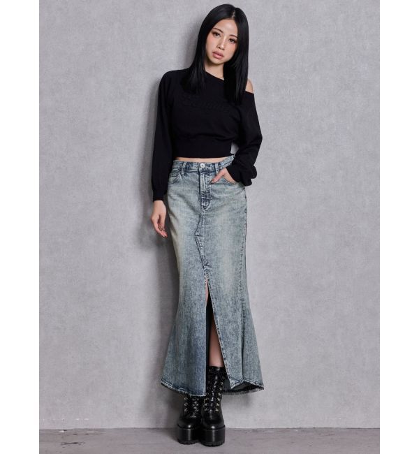 GYDA「shiny lace upタンクソールショートブーツ」|ショートブーツ|