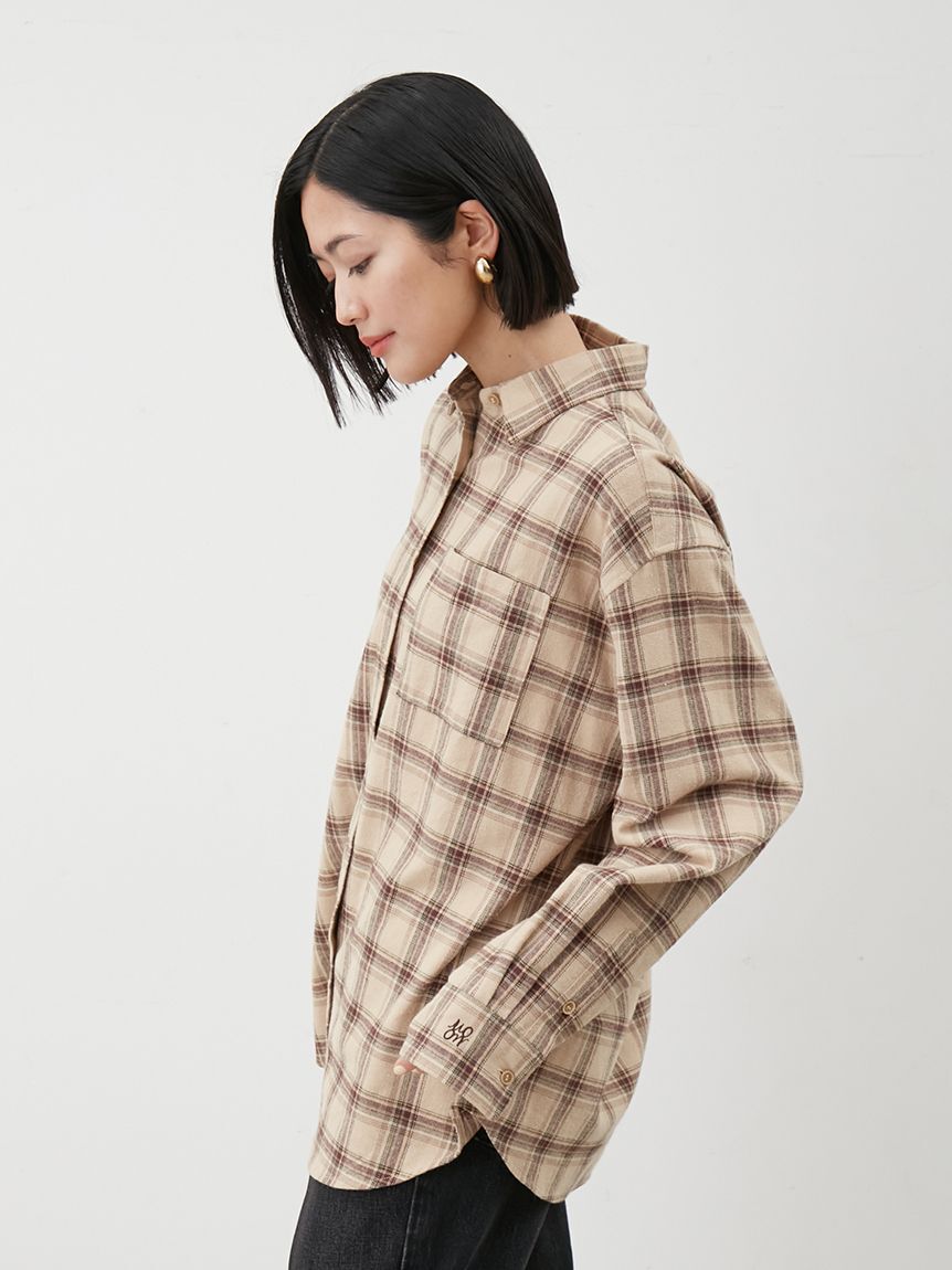 Mila Owen「チェックネルシャツ」|シャツ・ブラウス|