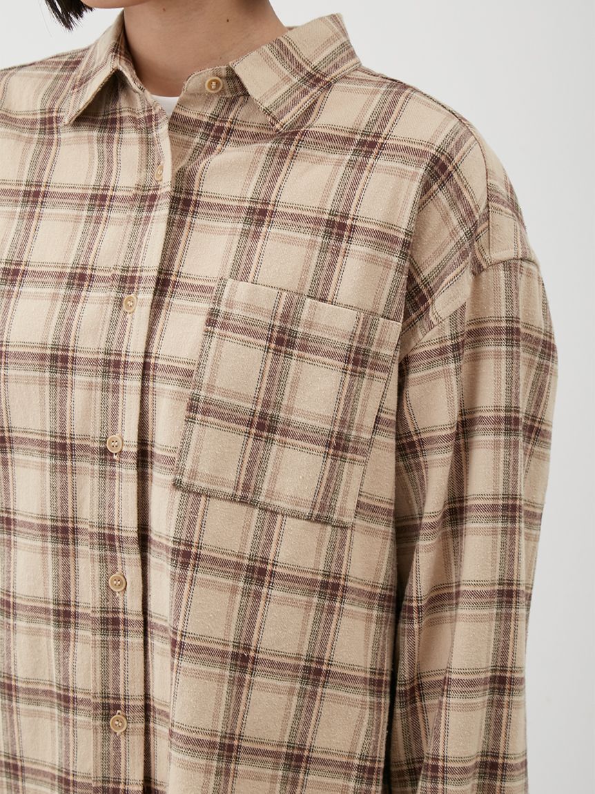 Mila Owen「チェックネルシャツ」|シャツ・ブラウス|