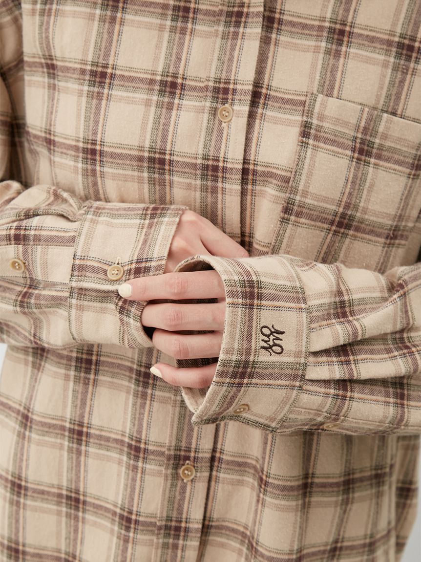 Mila Owen「チェックネルシャツ」|シャツ・ブラウス|